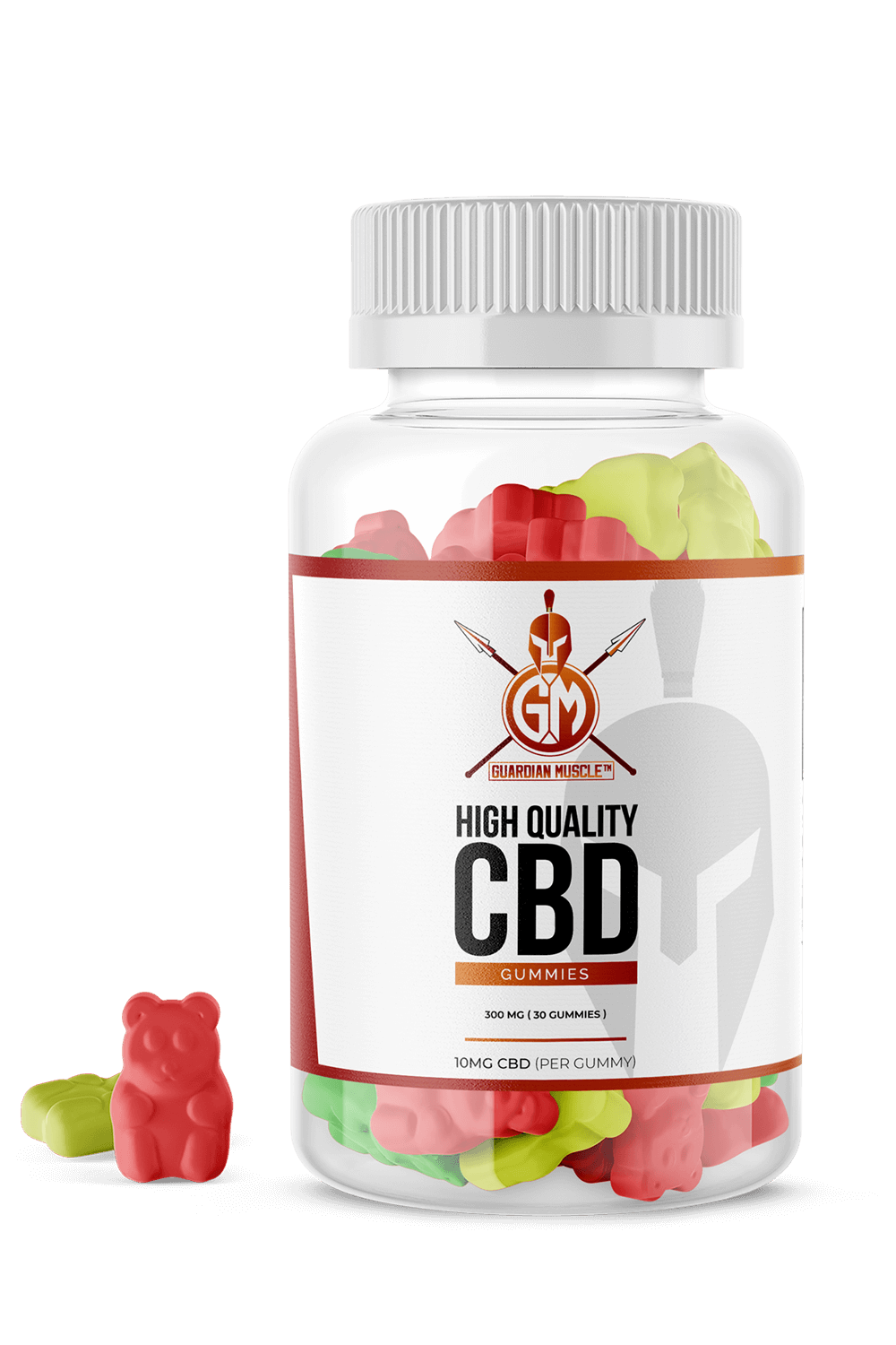 High Quality CBD Gummies – 300mg (30 Gummies) - The Guardian Muscle